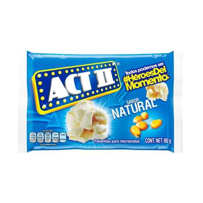 Palomitas ACT II sabor natural 80 g