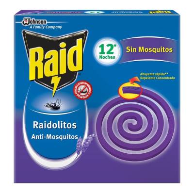 Raidolitos Raid aroma lavanda 12 pzas