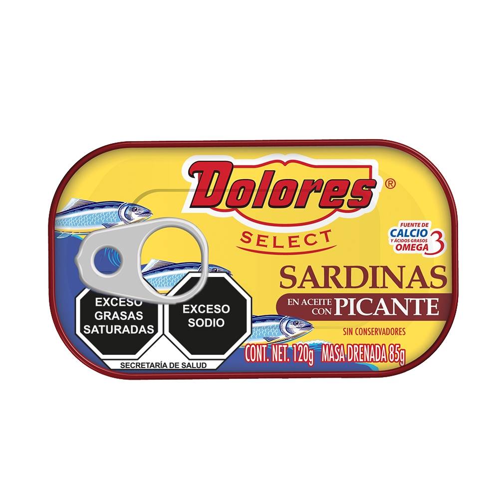 Sardina Dolores en aceite con picante 120 g