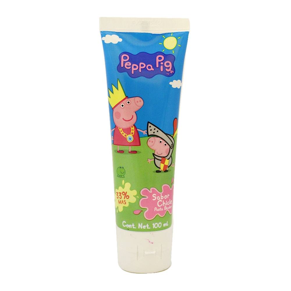 Pasta dental infantil Peppa Pig sabor chicle 100 ml