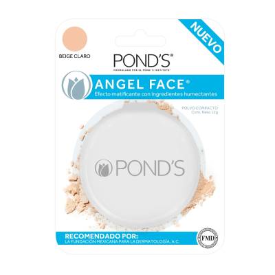 Polvo compacto Pond's Angel Face beige claro 12 g