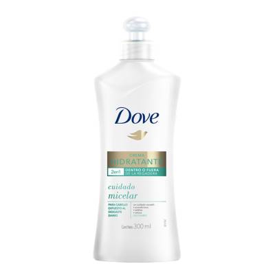 Crema hidratante capilar Dove 2 en 1 cuidado micelar 300 ml