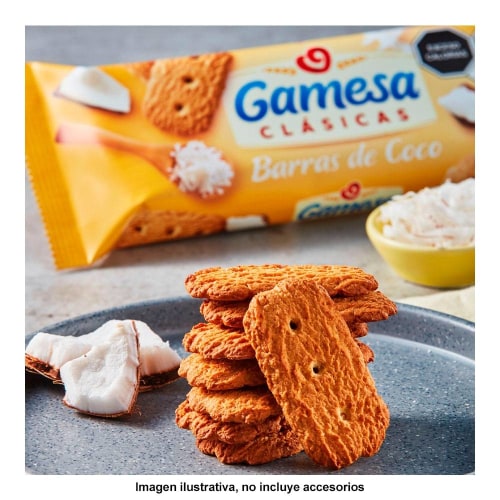 Galletas Gamesa Barras De Coco Clásicas 4 Paketines De 117 G Cu Bodega Aurrera Despensa A Tu Casa 9277