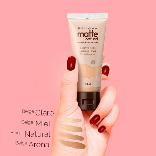 Maquillaje líquido Renova Matte Natural humectante beige claro 30 ml | Bodega Aurrera Despensa a tu Casa Maquillaje líquido Renova Matte Natural humectante beige claro 30 ml | Bodega Aurrera Despensa a tu Casa