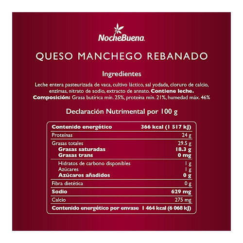 Queso manchego NocheBuena rebanadas 400 g | Bodega Aurrera Despensa a tu Casa Queso manchego NocheBuena rebanadas 400 g | Bodega Aurrera Despensa a tu Casa