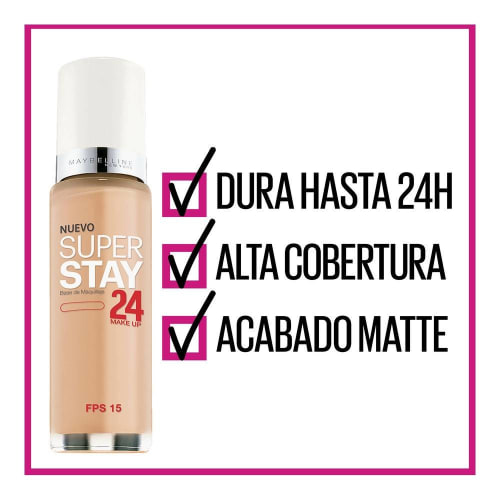 Base de maquillaje Maybelline Super Stay 24H classic beige 30 ml | Bodega Aurrera Despensa a tu Casa Base de maquillaje Maybelline Super Stay 24H classic beige 30 ml | Bodega Aurrera Despensa a tu Casa