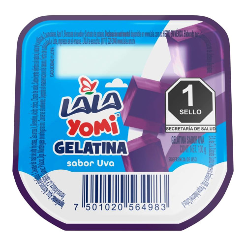 Gelatina Lala Yomi uva 100 g | Bodega Aurrera Despensa a tu Casa