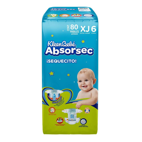estudio Faial Ocurrencia Pañal KleenBebé Absorsec talla extra jumbo etapa 6 unisex 80 pzas | Bodega Aurrera Despensa a tu Casa estudio Faial Ocurrencia Pañal KleenBebé Absorsec talla extra jumbo etapa 6 unisex 80 pzas | Bodega Aurrera Despensa a tu Casa
