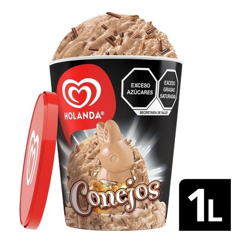 Helado Holanda Conejos Turin 1 l | Bodega Aurrera Despensa a tu Casa