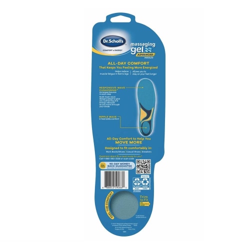 Plantilla Dr Scholls Massaging Gel Talla 8 A 14 Para Caballero 1 Par Bodega Aurrera Despensa 0098