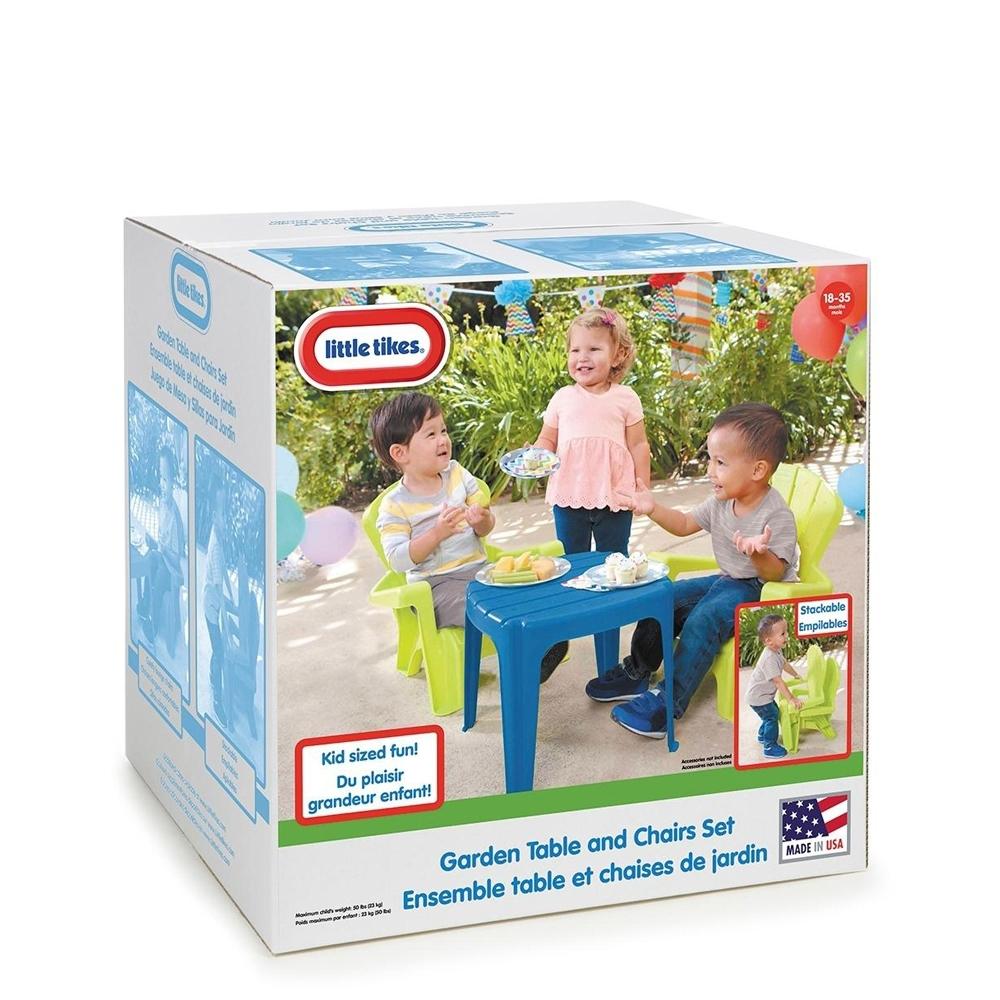 Conjunto de Mesa y Sillas Para Jardín Little Tikes DT 125 Delivery Blanco 2018_video