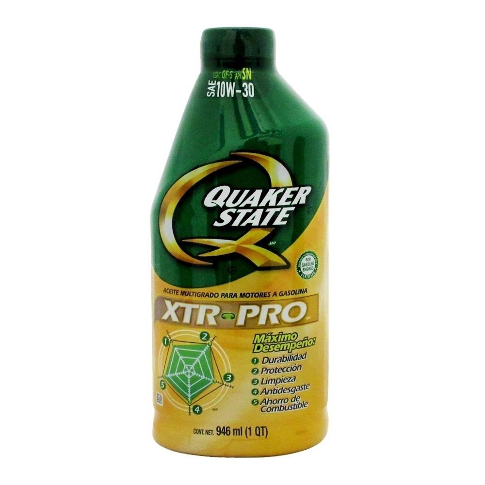 Aceite para motor Quaker State xtr pro SAE 10W-30 API SN 946 ml