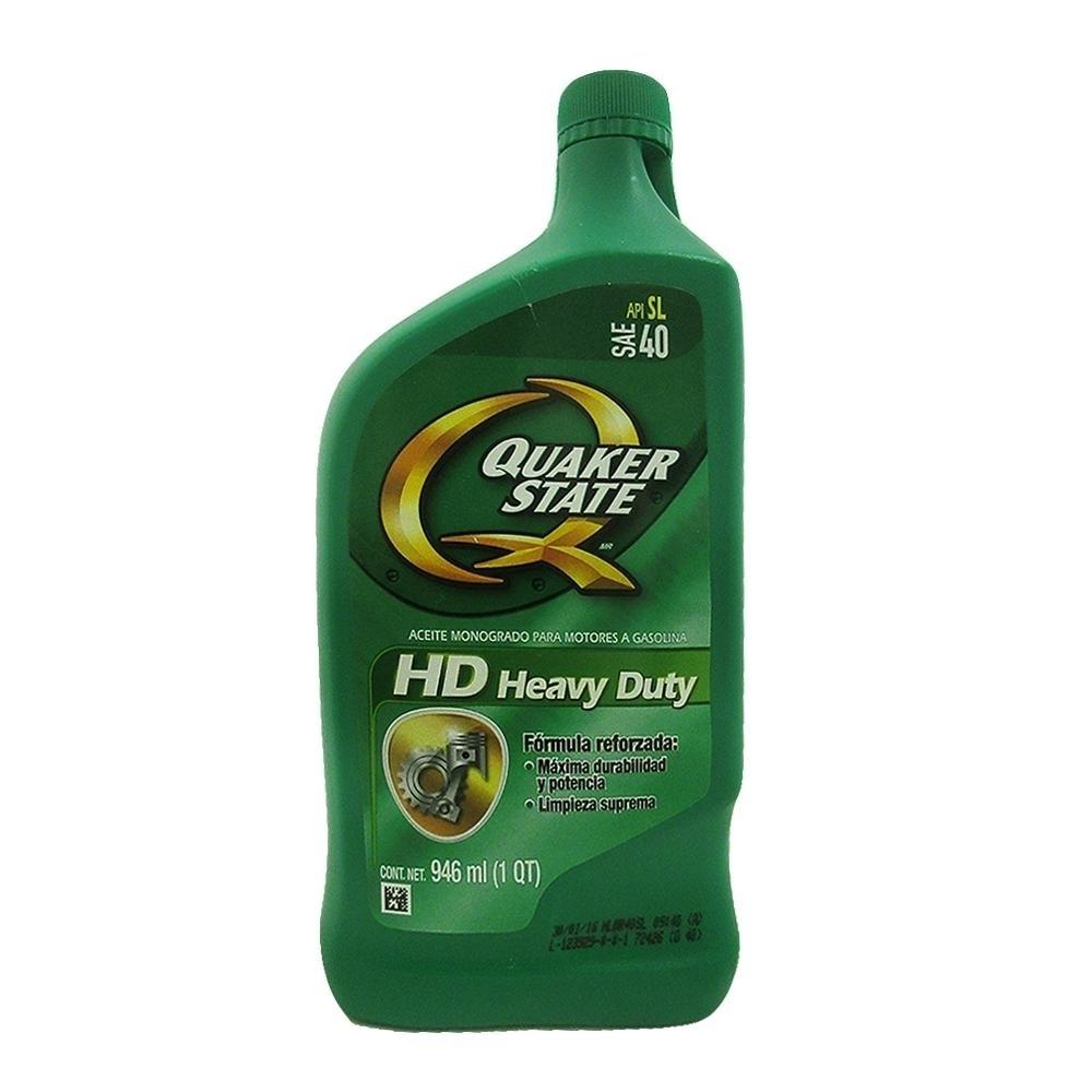 Aceite para motor Quaker State monogrado HD heavy duty 946 ml