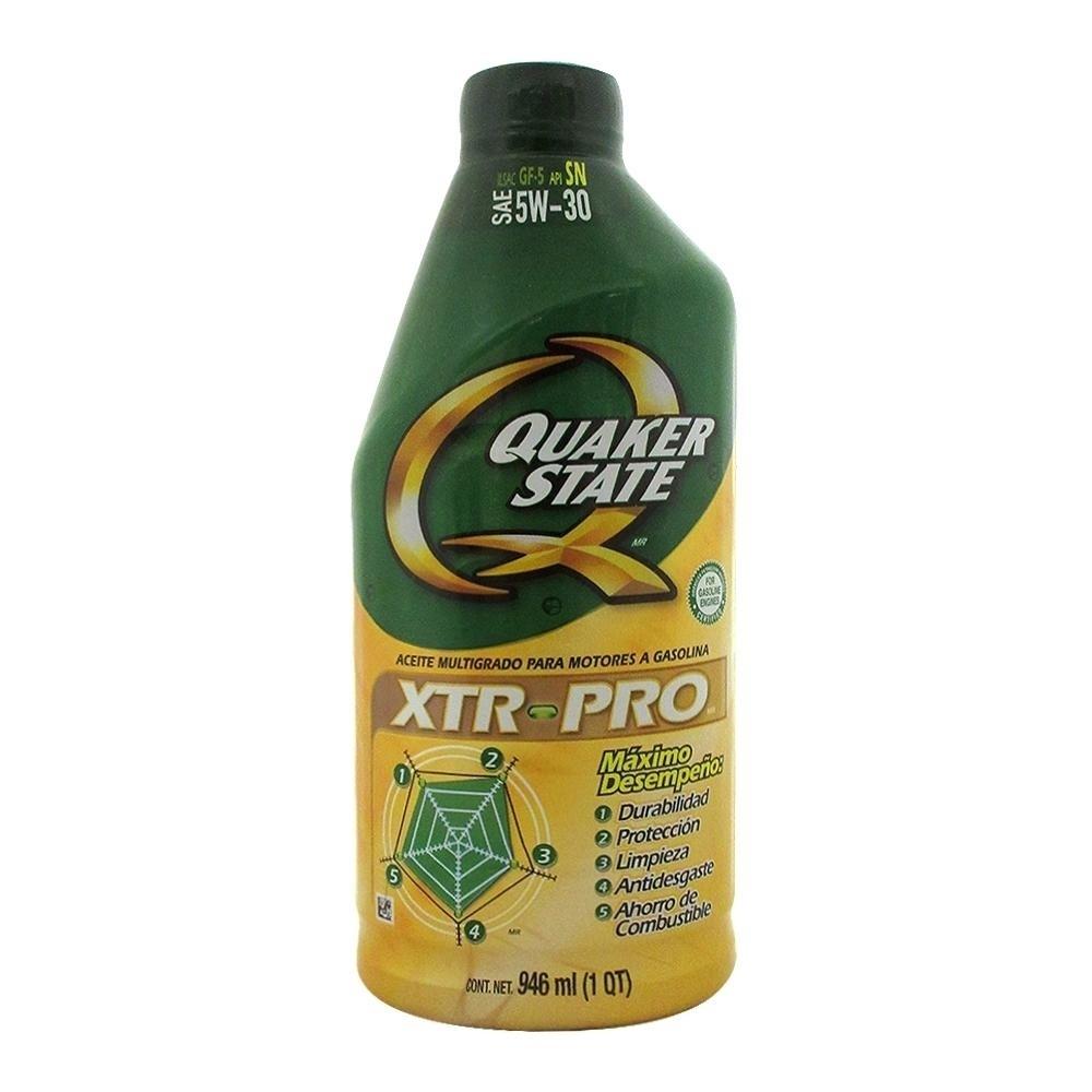 Aceite para motor Quaker State multigrado SAE 5 W 30 xtr pro 946 ml