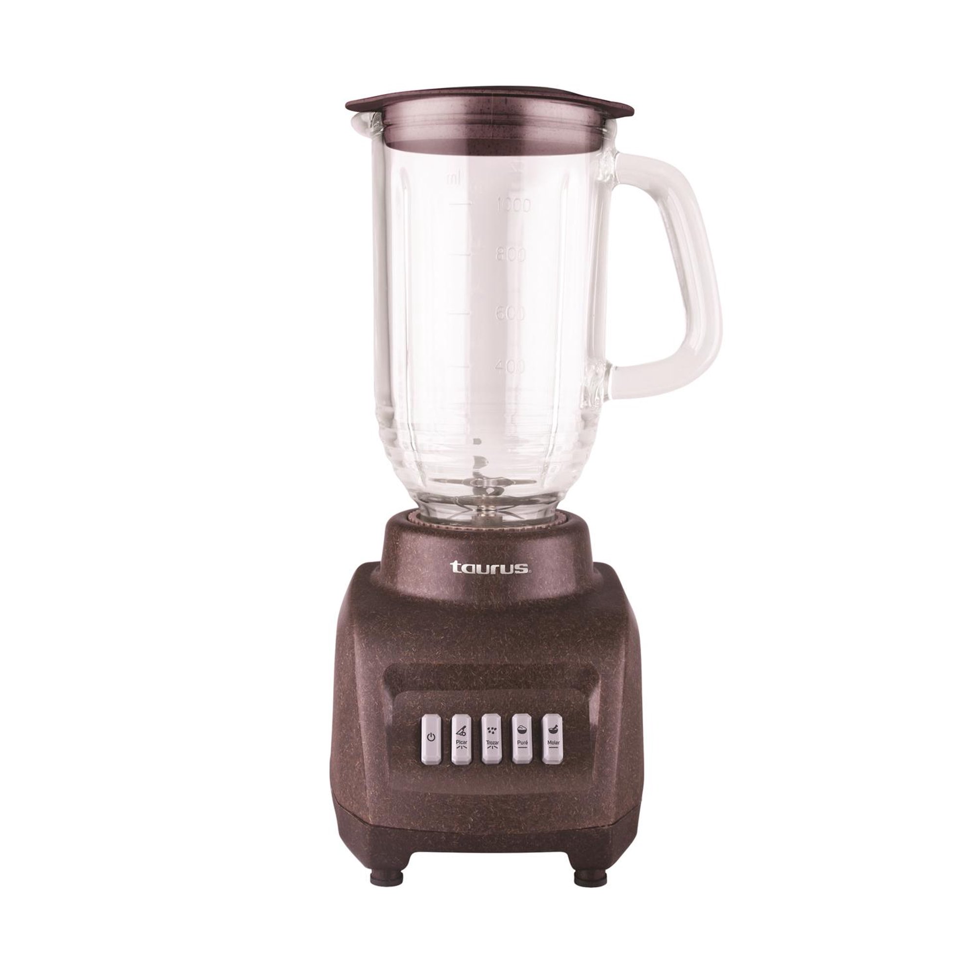 Licuadora Taurus Nature Blender de Vidrio Ecologica 4 Velocidades Cafe