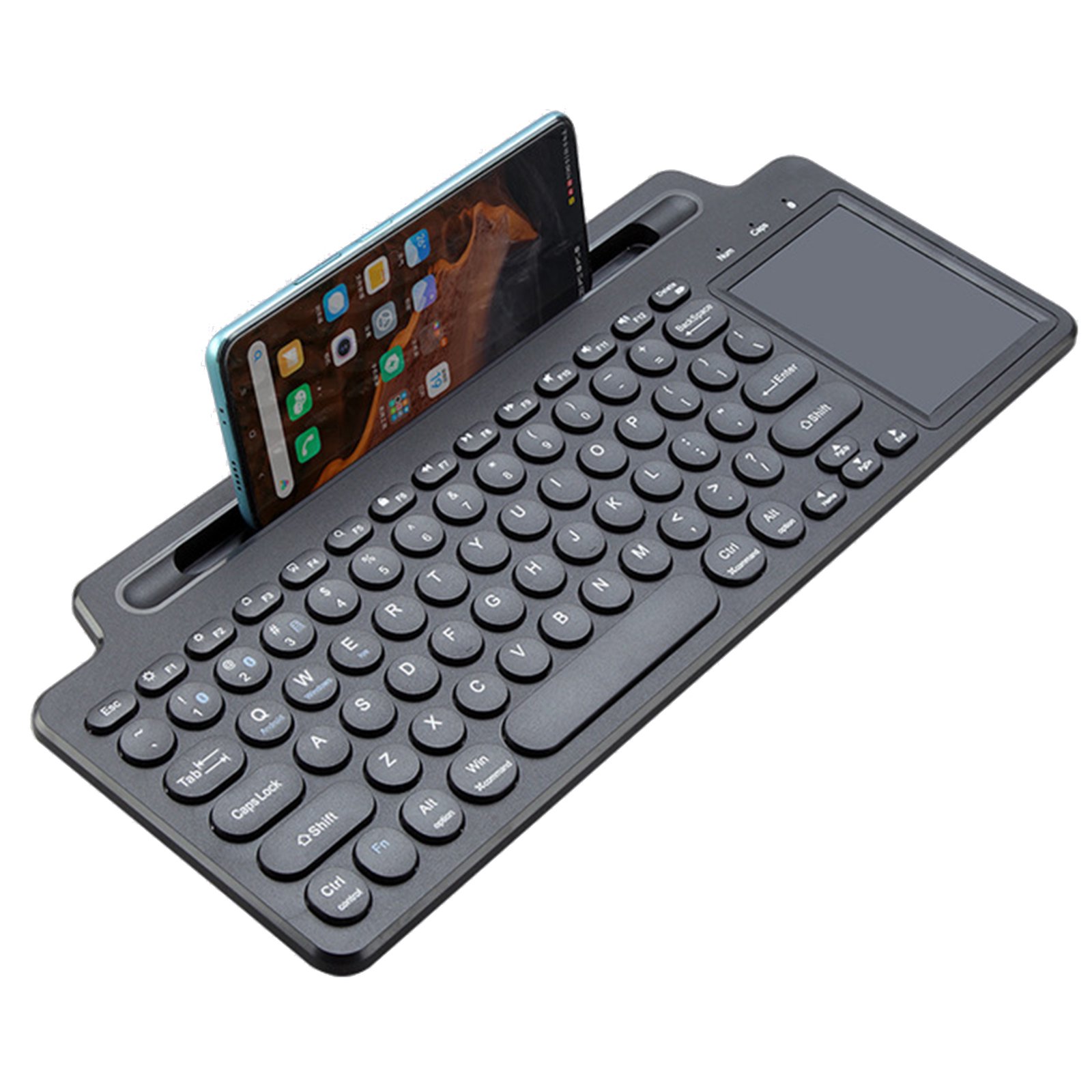 Teclado inalambrico BT Teclado de 2 4 GHz Teclado de escritorio Teclado ultrafino Tablet PC Ran CACAGOO Teclado