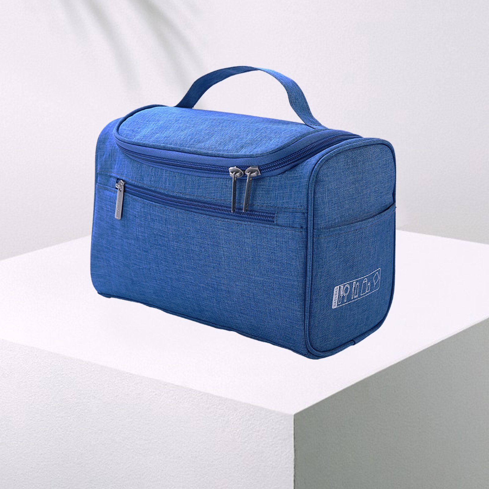Neceser de viaje Neceser cosmetico Afeitado Organizador Bolsa Hombre Azul Zulema Organizador de articulos de tocador de viaje Walmart en linea