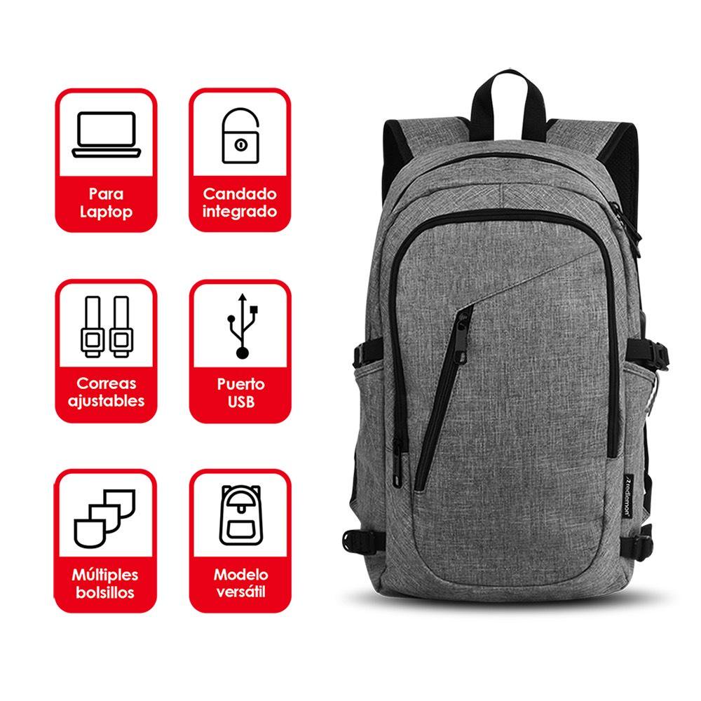 Mochila con candado integrado hotsell