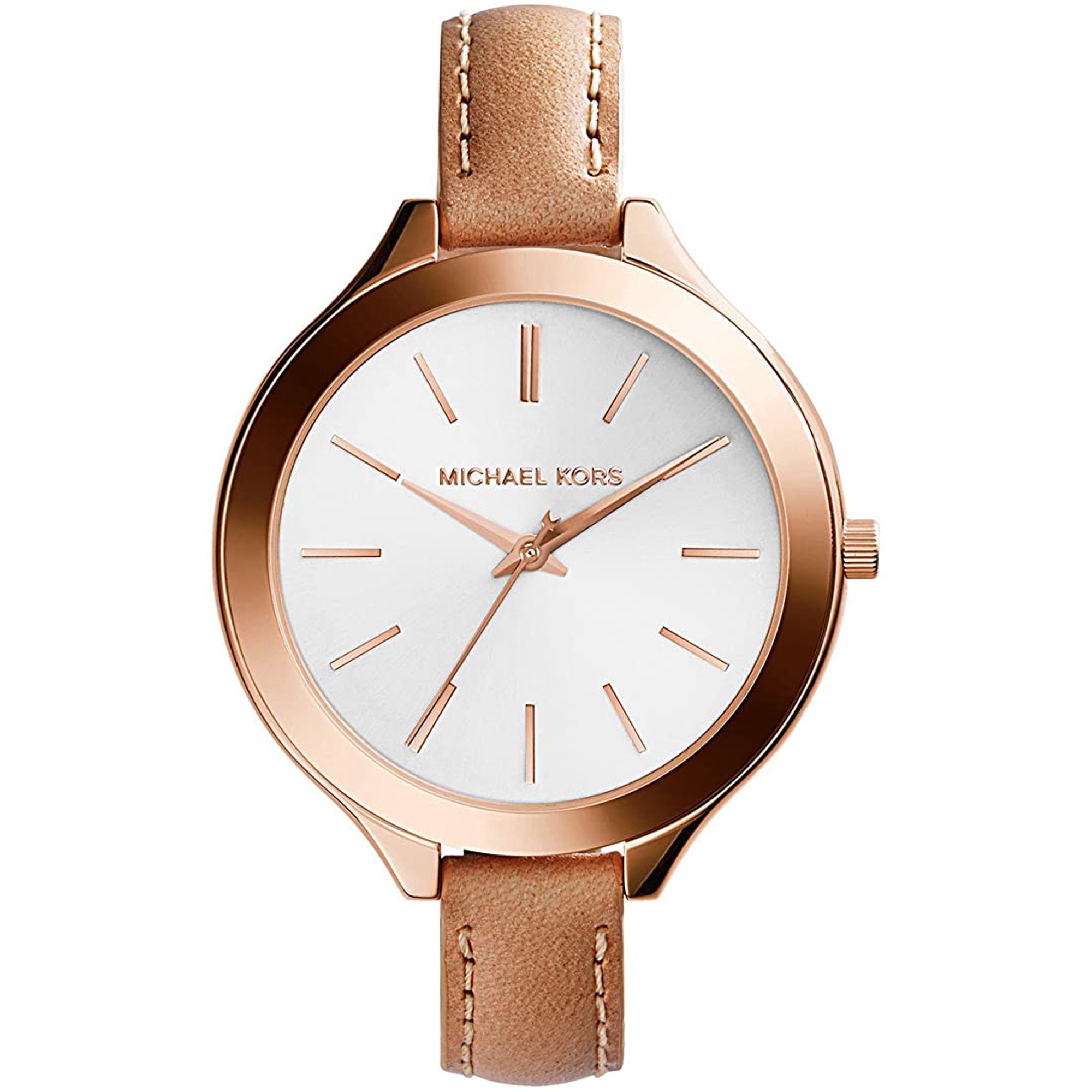 Reloj Delgado de Cuarzo MICHAEL KORS MK2284 para Mujer Banda de Piel con Tres Manecillas Resistente Michael Kors MK2284 Walmart en linea