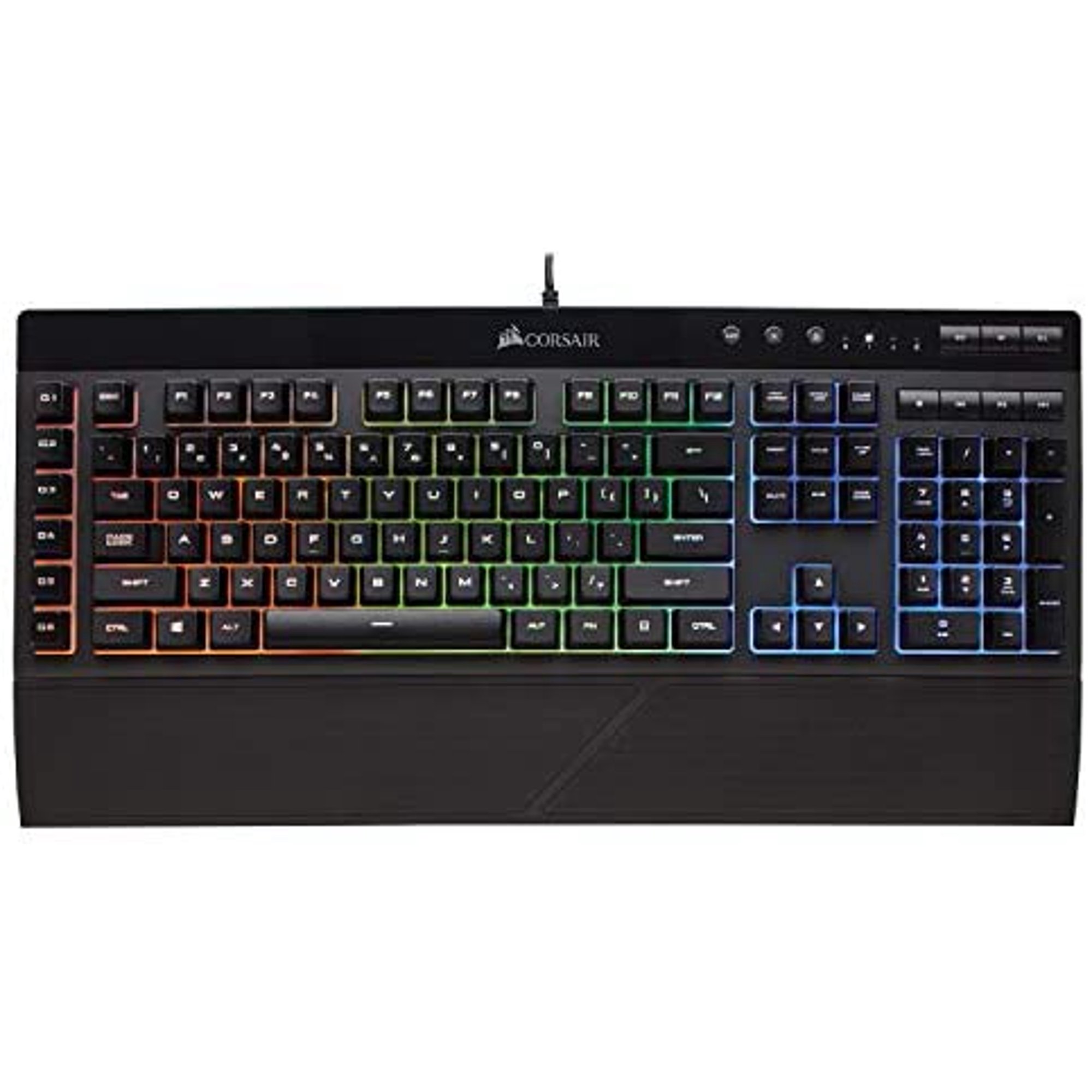 Teclado Gamer Corsair K55 RGB 120 Teclas Alambrico Negro Walmart en linea