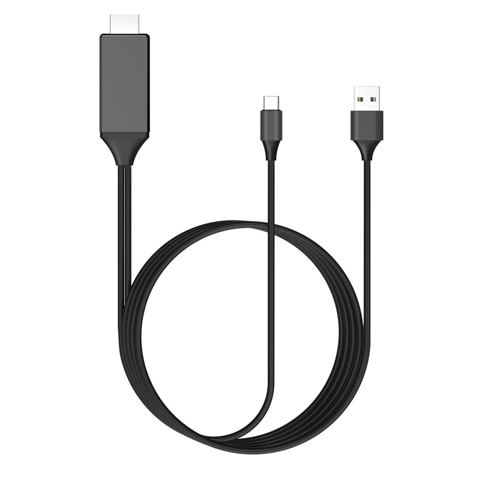 Cable convertidor de extension Compatible con USB tipo C a HDMI Ehuebsd para TV Box 4K Cable de Audio y Video para telefono Android a proyector de TV Walmart en linea