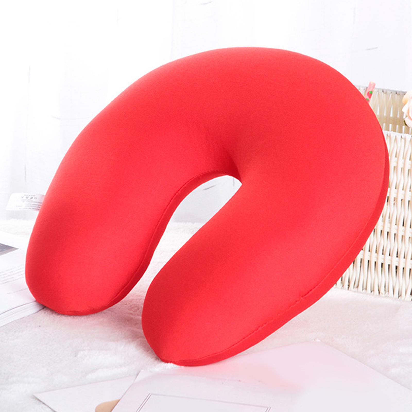 Almohada suave en apariencia de U Almohada para el cuello Reposacabezas Soporte para el cuello Liger Soledad Almohada de viaje Walmart en linea