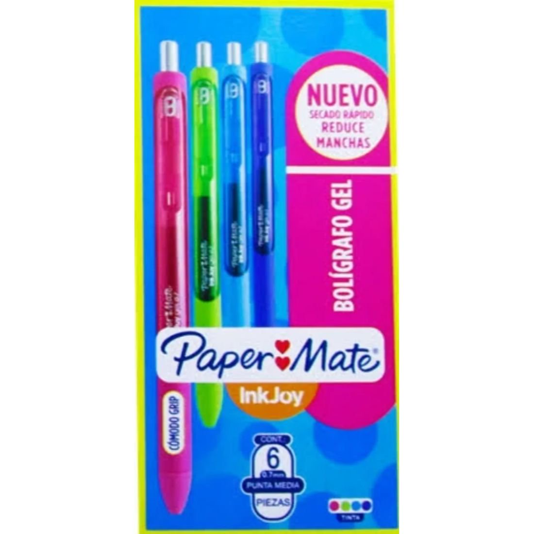 Set de bolígrafos Paper Mate Ink Joy gel punta fina 4 pzas