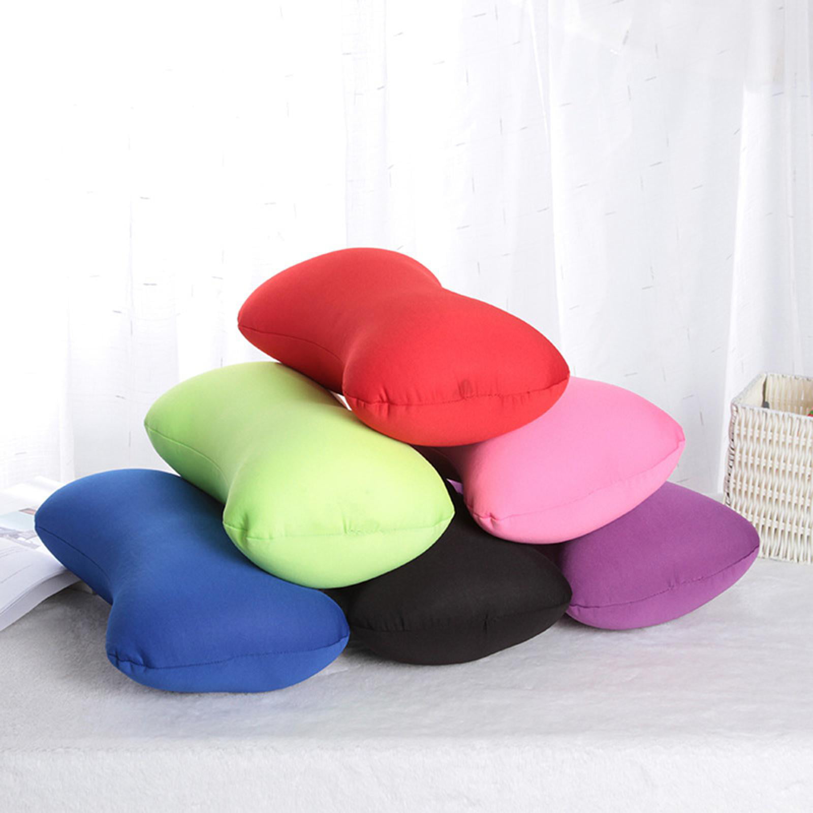 almohadas de microesferas Cojin para La Espalda Microbead Soporte para El Cuello Cojin en Rollo 38x Magideal almohadas de microesferas Bodega Aurrera en linea
