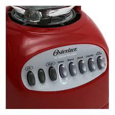 Licuadora oster roja 10 velocidades sale