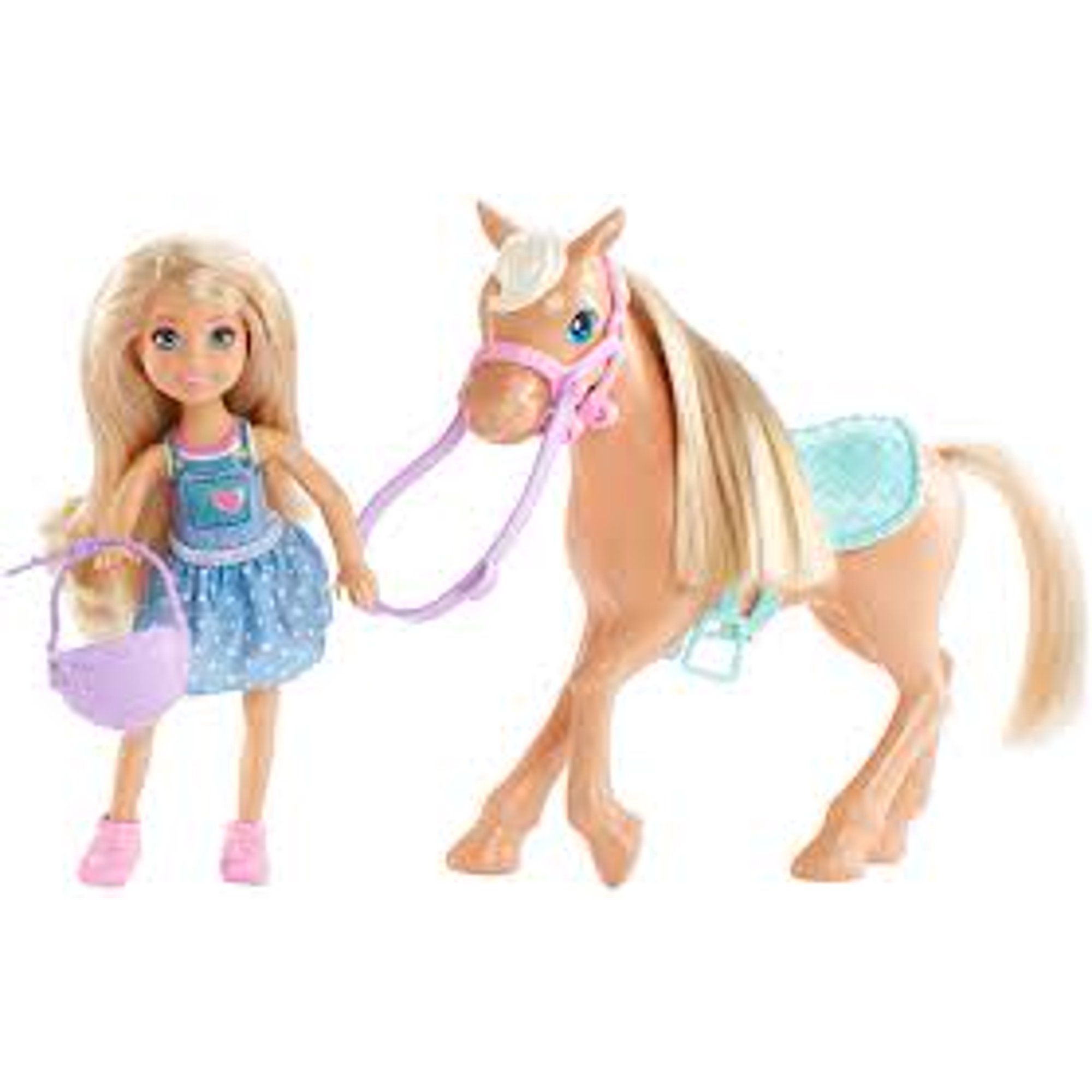 Muneca Barbie Mattel Chelsea y Pony Walmart en linea
