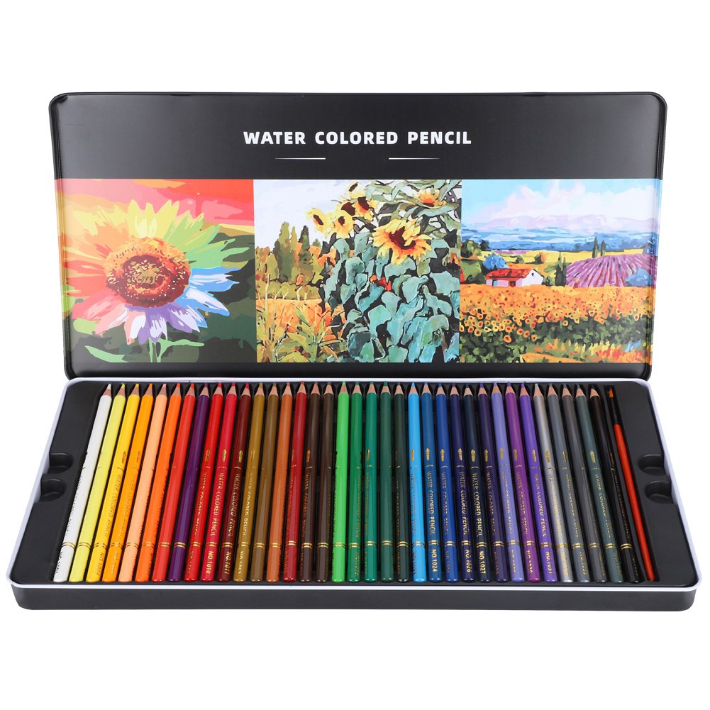 120 Lápices Colores Set Profesional Lápiz Dibujo De Kit