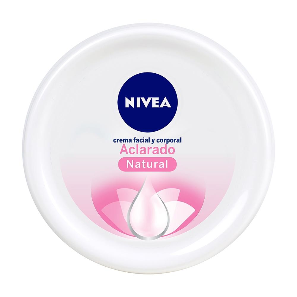 Crema facial y corporal nivea aclarado natural extracto de moras 200 ml