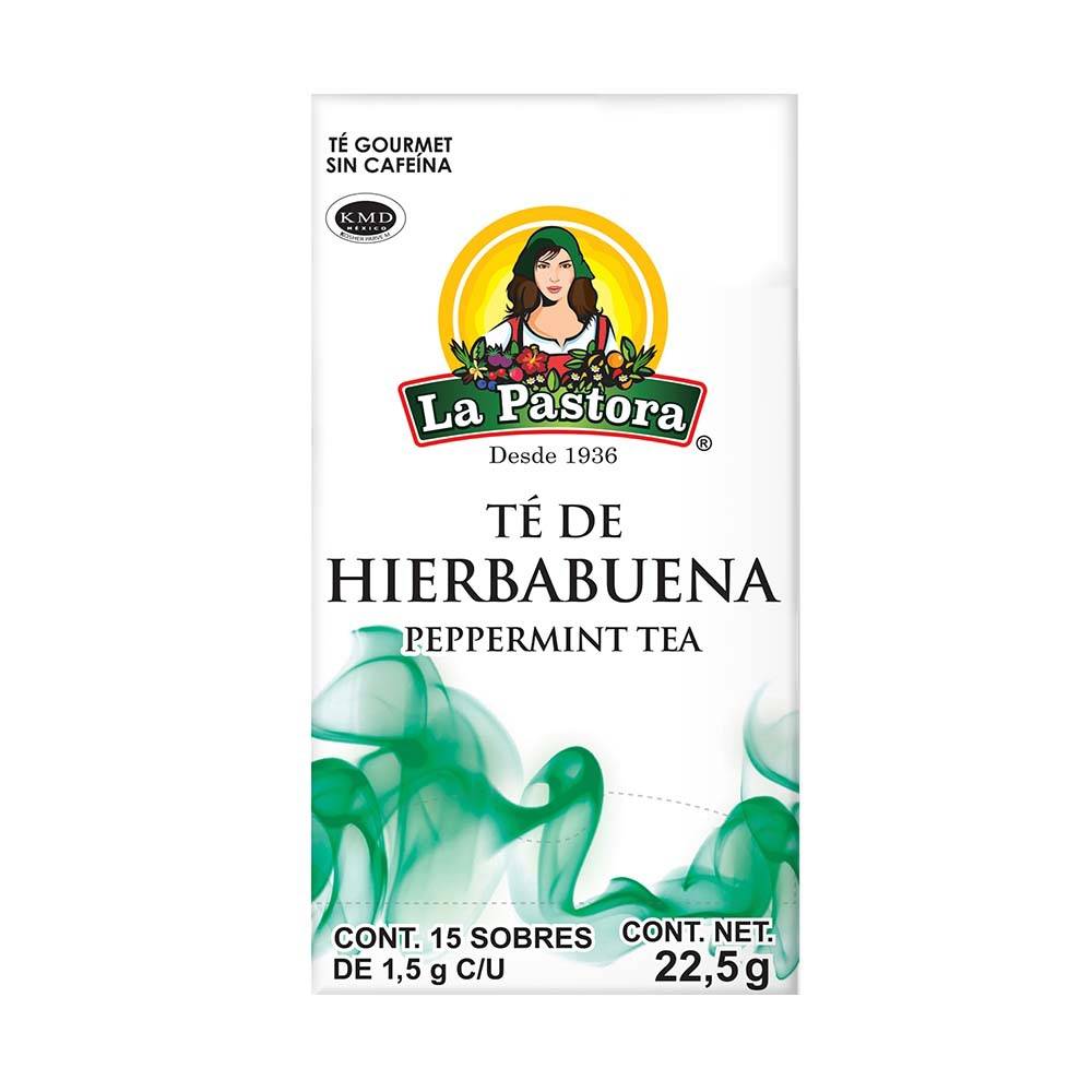 Té La Pastora De Hierbabuena 15 Sobres De 15 G Cu Bodega Aurrera Despensa A Tu Casa 7949