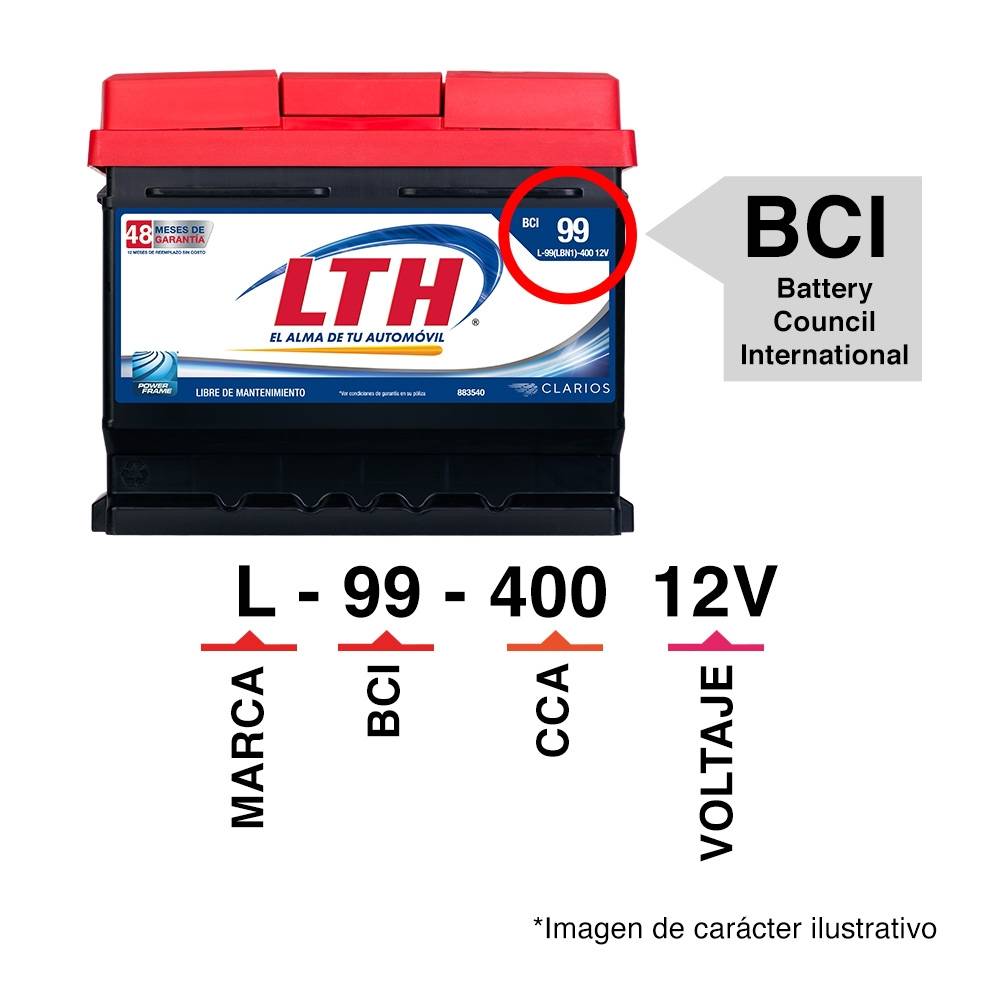 Bater A Para Auto Lth Bci Bodega Aurrera En L Nea