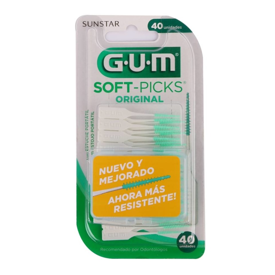 Limpiador Dental Gum Soft Picks 40 Pzas Walmart