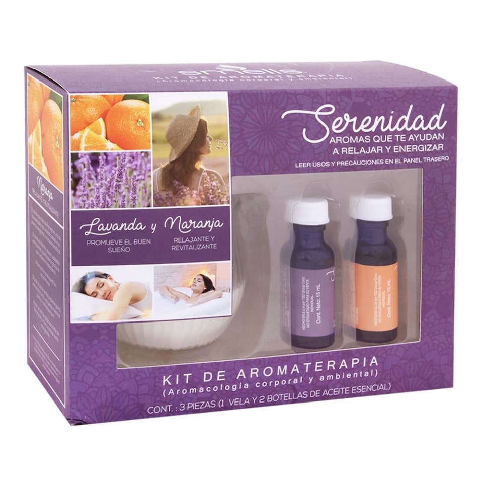 Kit De Aromaterapia Serenidad Lavanda Y Naranja 1 Paquete Con 3 Pzas Walmart 6792