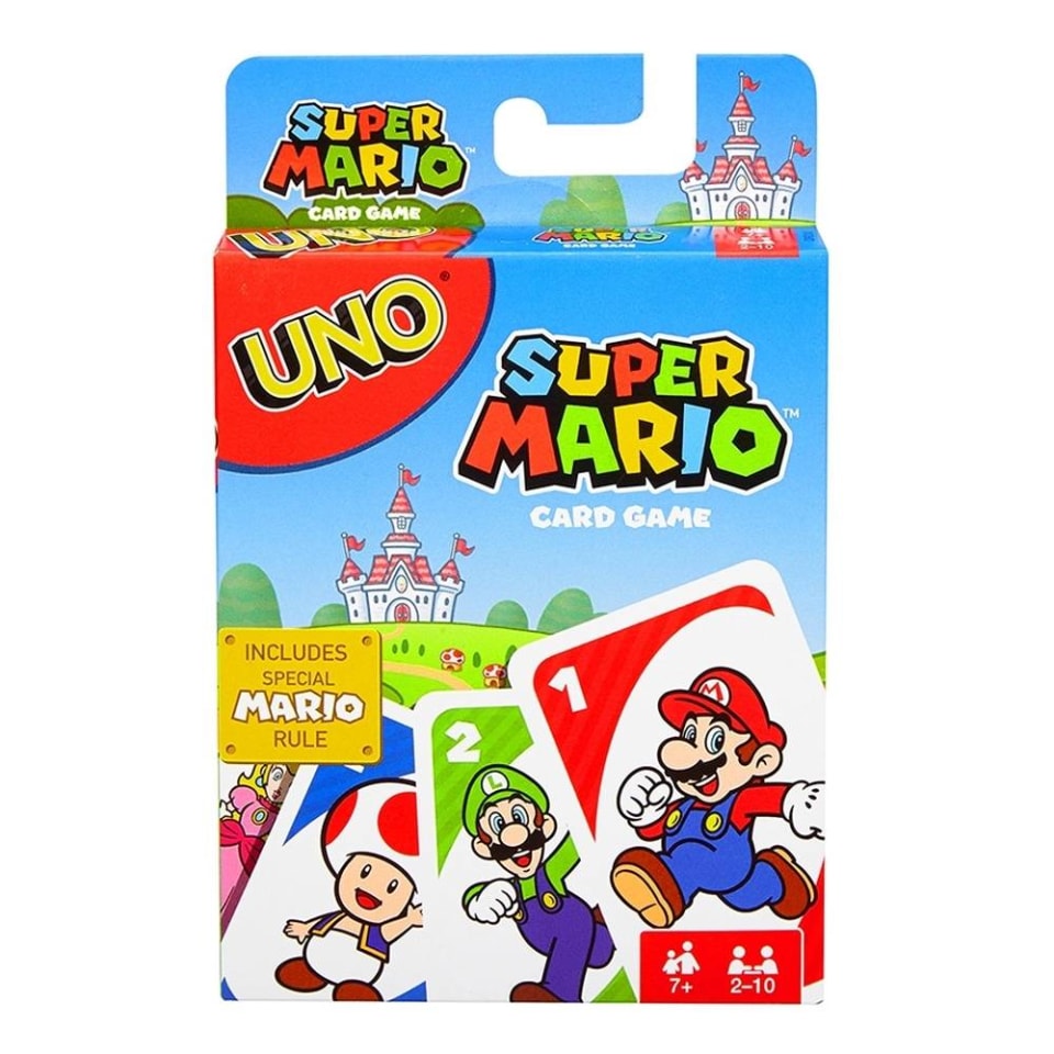 Juego de cartas UNO Mattel Super Mario | Walmart