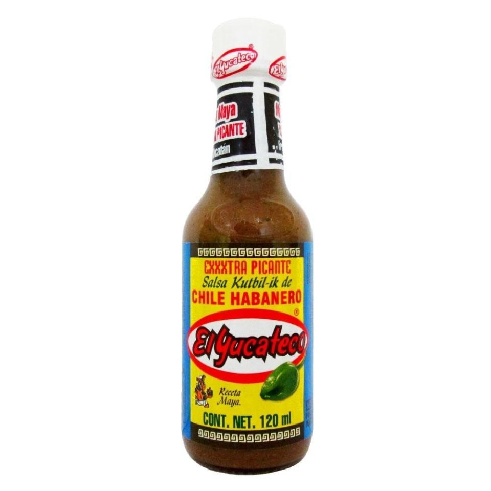 Salsa Extra Picante El Yucateco Chile Habanero 120 Ml Walmart 8805