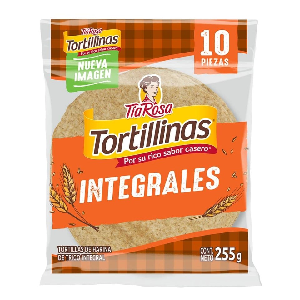 Tortillas De Harina De Trigo Tía Rosa Tortillinas Integrales 10 Pzas Walmart 