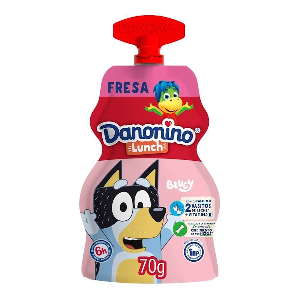 Queso petit suisse Danonino Lunch sabor fresa 70 g Walmart