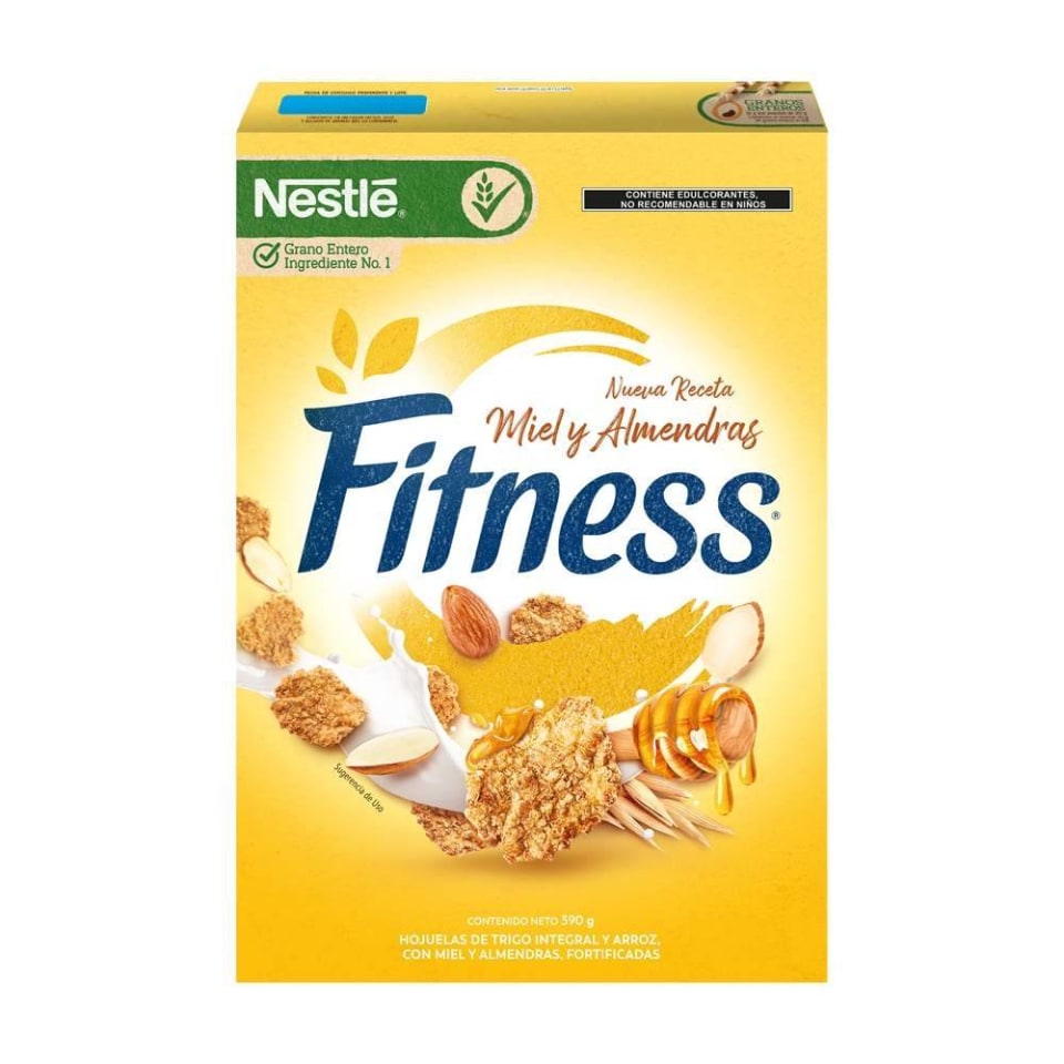 Cereal Nestlé Fitness Nutrición Energía Miel Y Almendras 390 G Walmart 4031