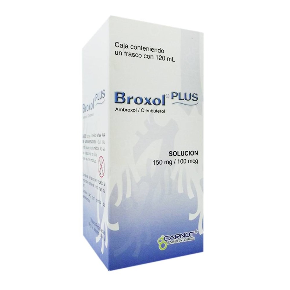 Broxol Plus 150 mg/100 mg solución 120 ml Walmart