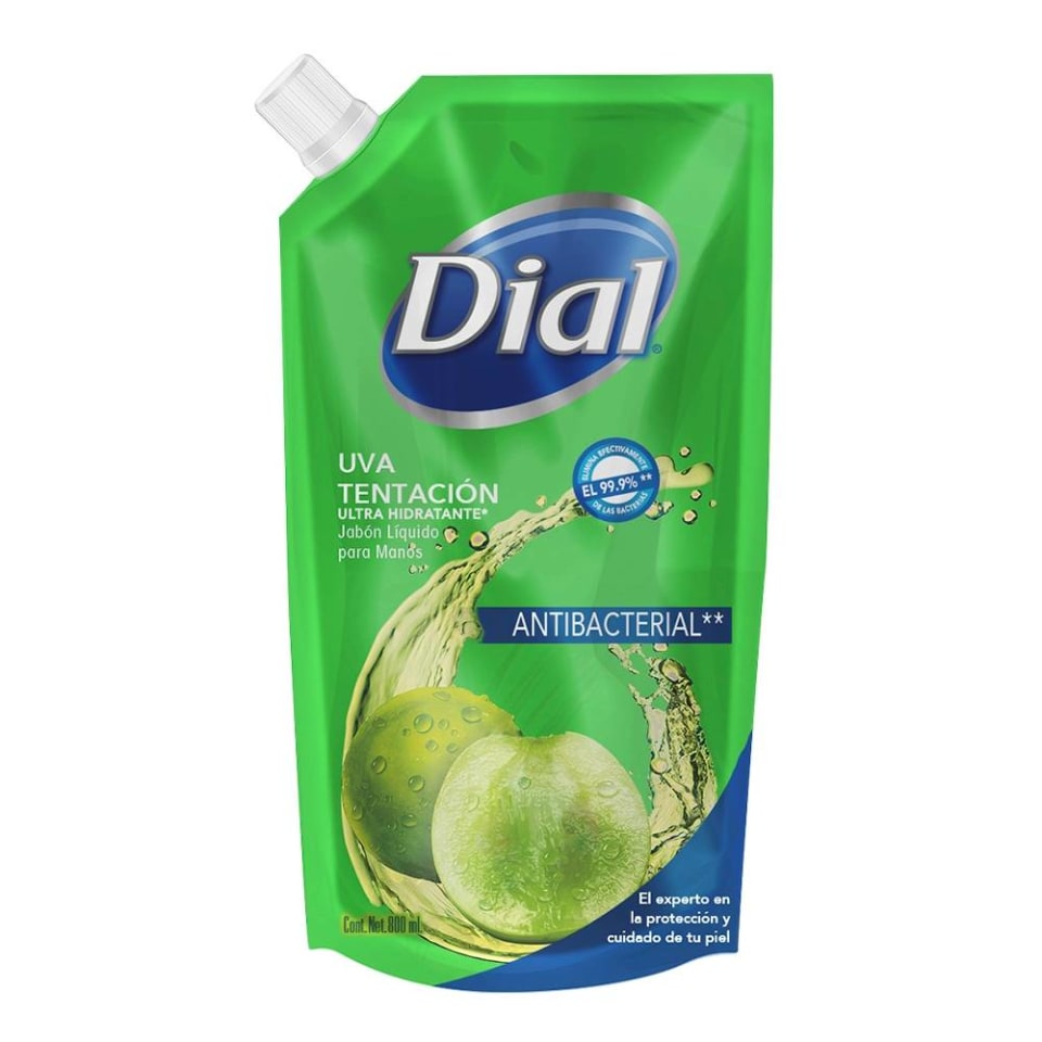 Repuesto de jabón líquido Dial para manos uva tentación 800 ml | Walmart