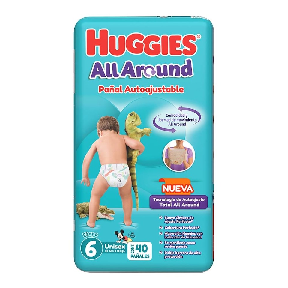 Pañales Huggies All Around 