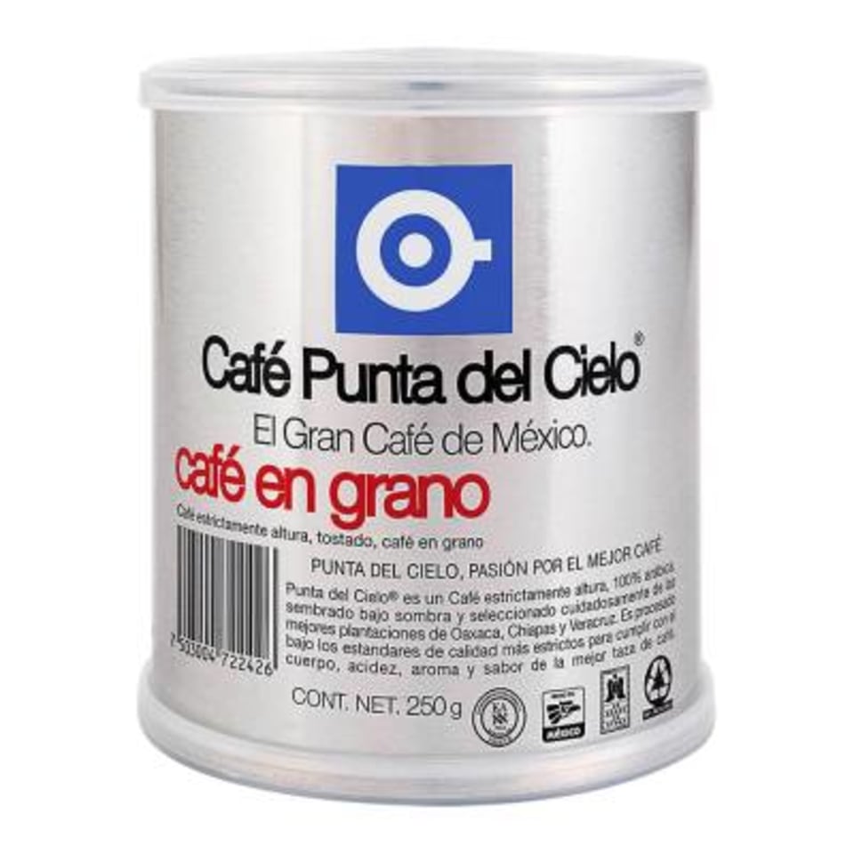 Café en grano Punta del Cielo 250 g Walmart