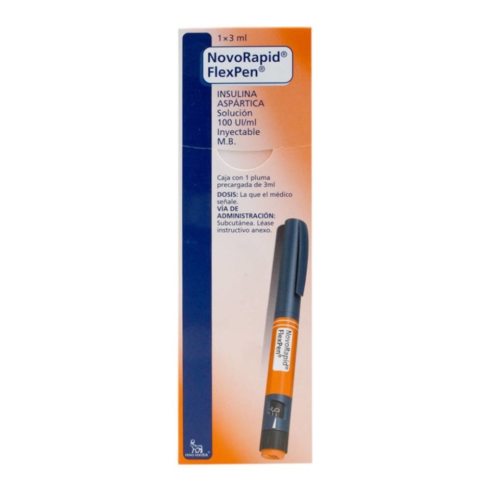 Novorapid Flexpen Solucion Inyectable 3 Ml Walmart