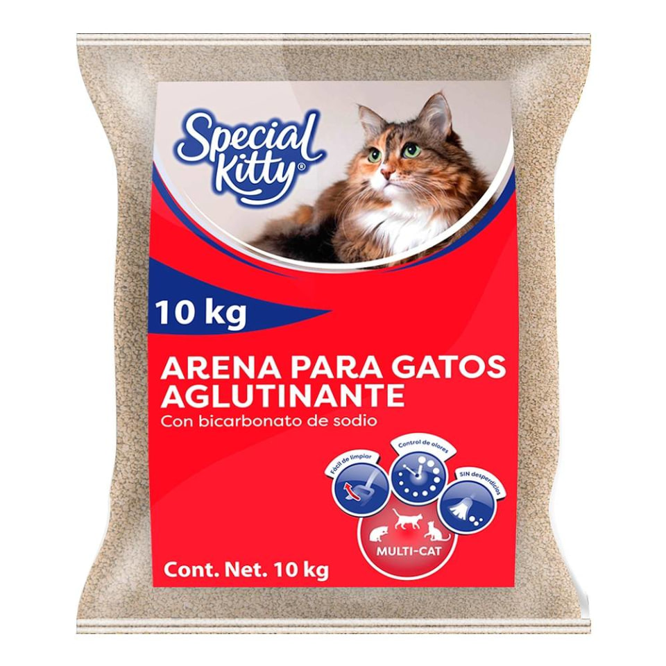 Arena Para Gatos Special Kitty Aglutinante 10 kg | Walmart