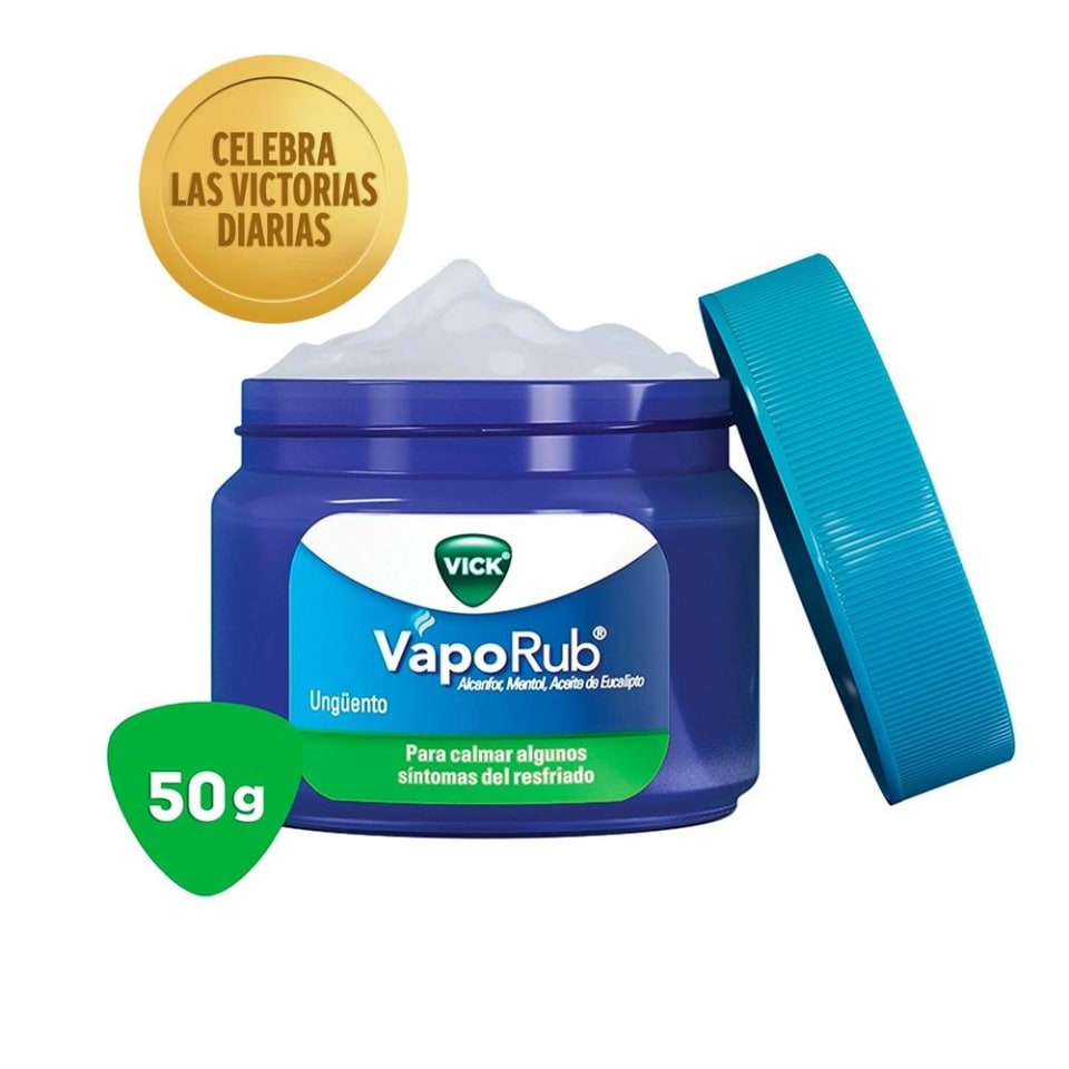 Ungüento Vick Vaporub Alcanfor Mentol Eucalipto 50 G Walmart 2357