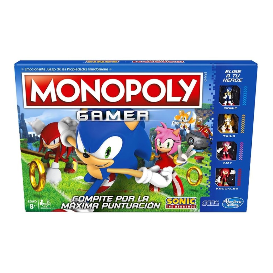 Juego De Mesa Monopoly Gamer Sonic Walmart En Linea