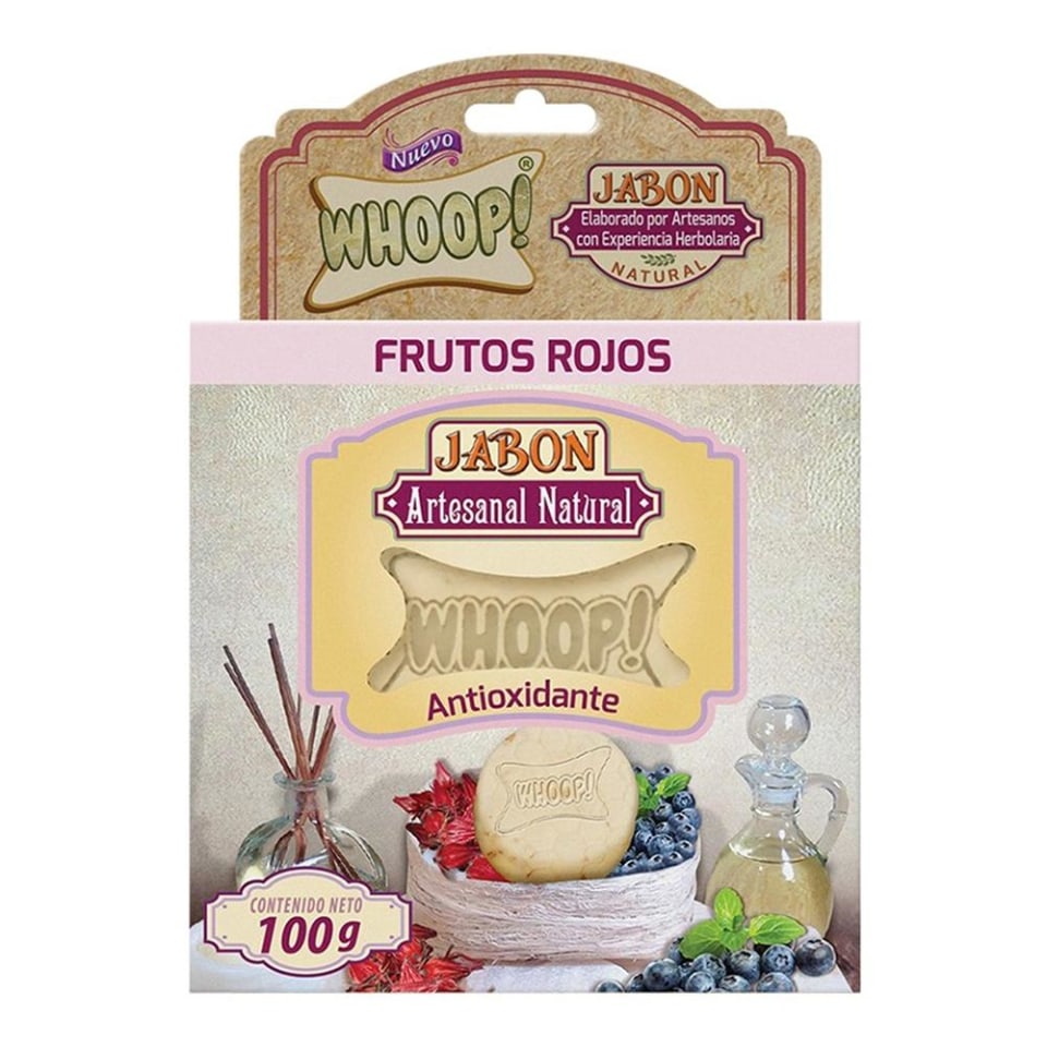 Jabón Artesanal Whoop Frutos Rojos 100g Walmart En Línea 9535